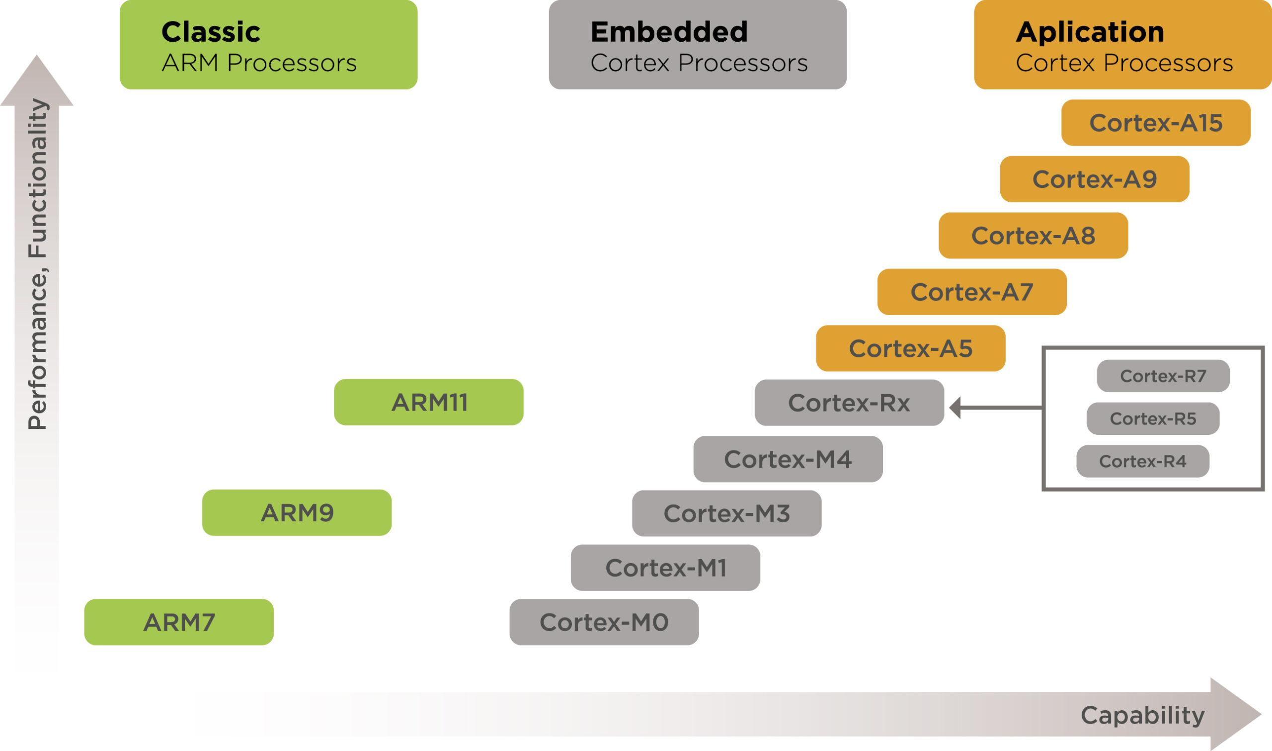 moeder natuurlijk Laboratorium The ARM Processors: A, R, and M Categories and Their Specifics - Sirin  Software